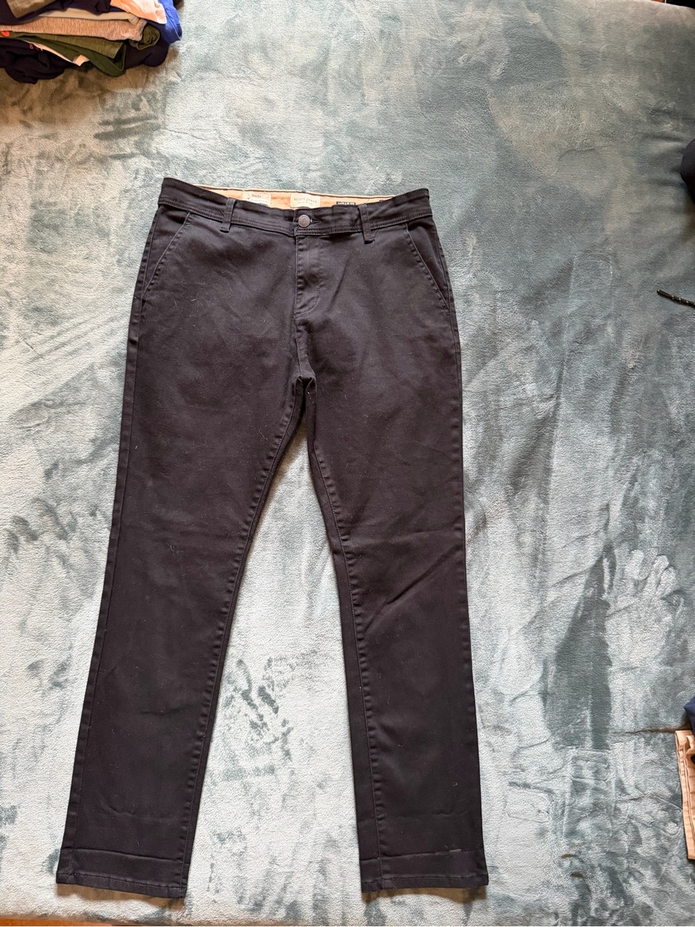 Men's Black Slim Chinos - Versatile Everyday Pants